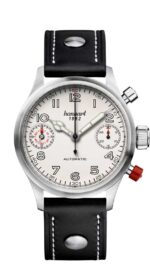 PIONEER TwinDicator, altweiß, glatte Lünette, 45 mm