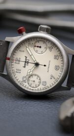 PIONEER MonoScope ezüst, bordázott lünetta, 45 mm - Image 2