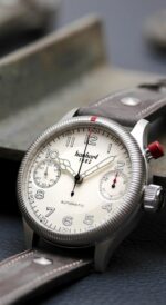 PIONEER MonoScope ezüst, bordázott lünetta, 45 mm - Image 4
