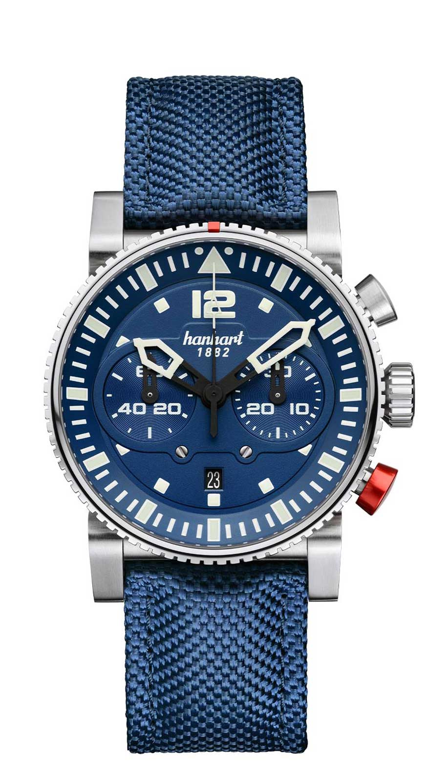 Vorlage-Größe-Produktbilder PRIMUS Pilot acél kék, 44 mm - Image 1