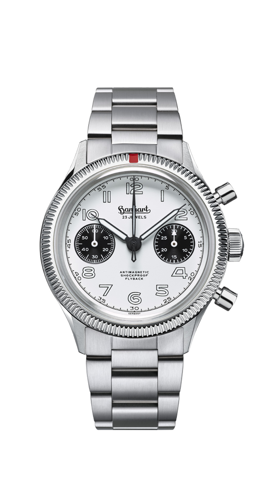 Stahlarmband 417 ES 1954 Flyback Panda, 39 mm - Image 1