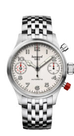 PIONEER TwinDicator, altweiß, glatte Lünette, 45 mm