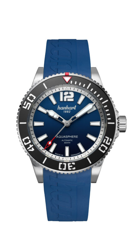 AQUASPHERE-Ocean-Fade-Lünette-schwarz-Kautschuk-blau